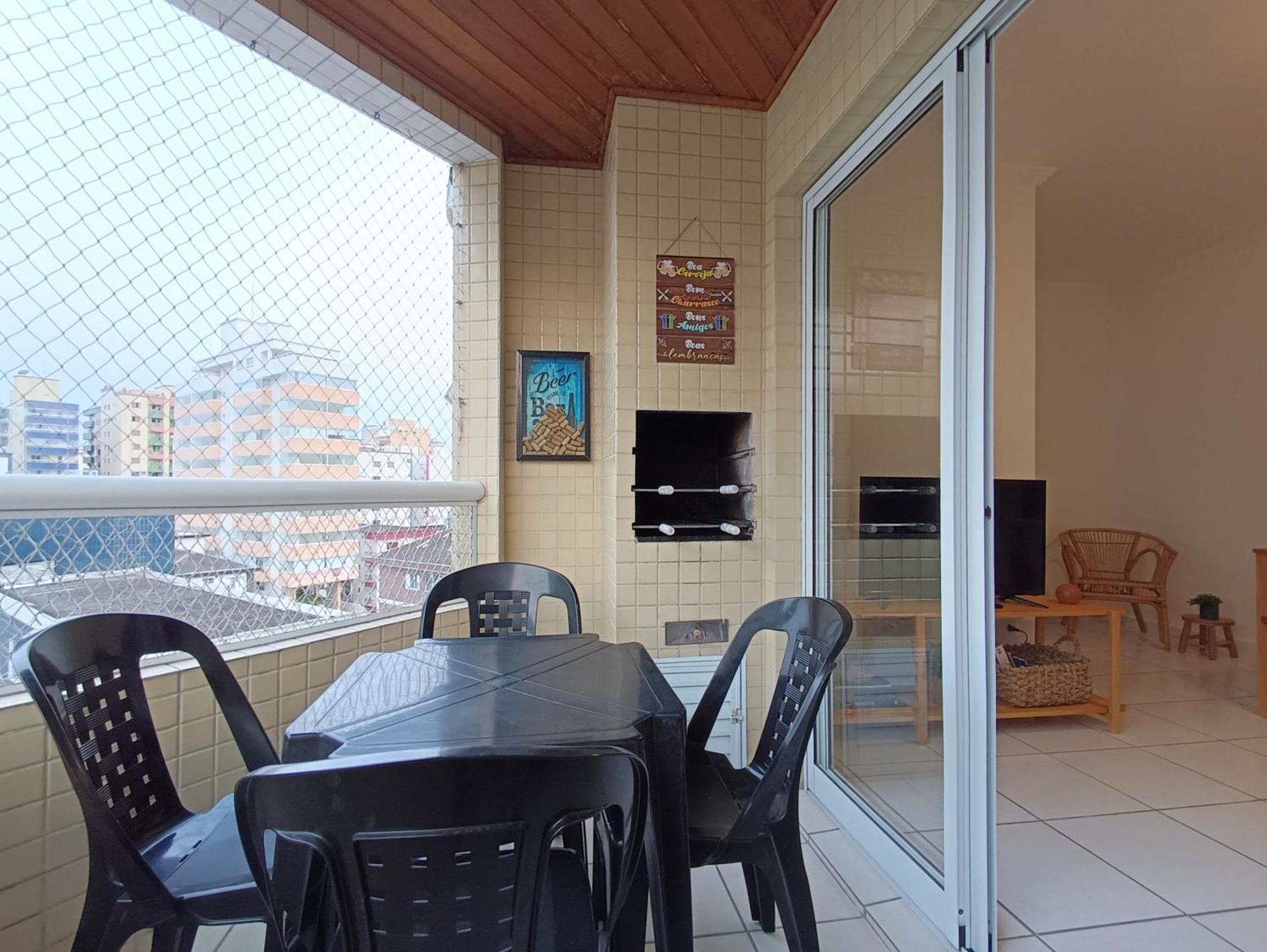 Ape Com Churrasqueira Guilhermina Praia Grande  Exterior photo