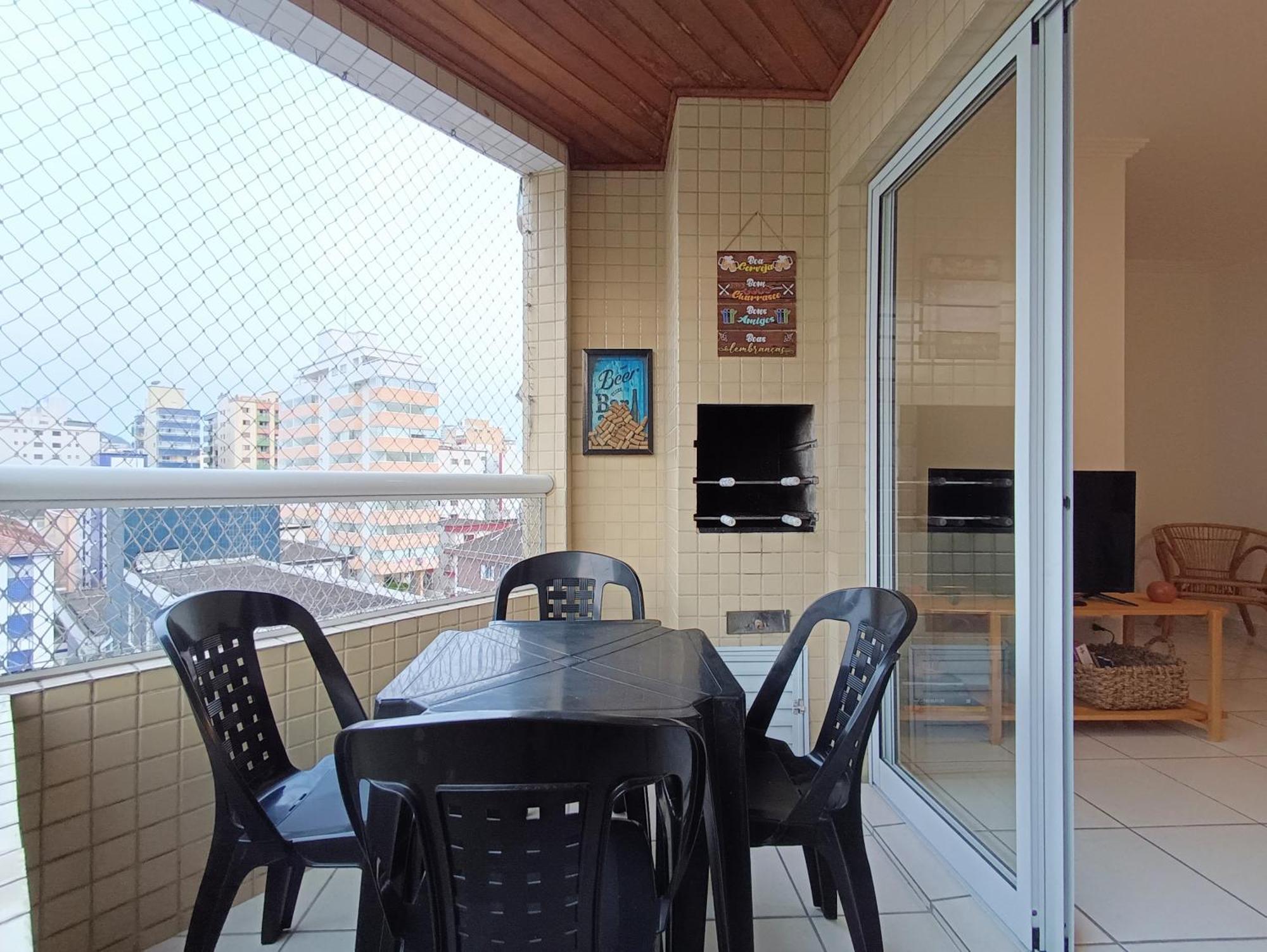 Ape Com Churrasqueira Guilhermina Praia Grande  Exterior photo